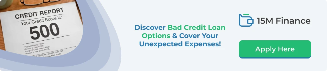 iscover Bad Credit Loan Options & Cover Your Unexpected Expenses